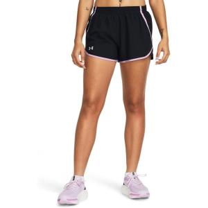 imageUnder Armour Womens Fly by Shorts006 Black  Purple Ace  Reflective