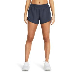 imageUnder Armour Womens Fly by Shorts044 Downpour Gray  Downpour Gray  Reflective