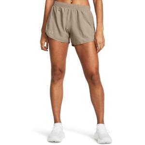 imageUnder Armour Womens Fly by Shorts203 Timberwolf Taupe  Timberwolf Taupe  Reflective