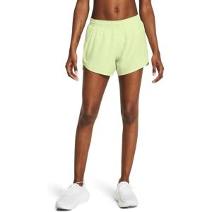 imageUnder Armour Womens Fly by Shorts383 Retro Green  Retro Green  Reflective