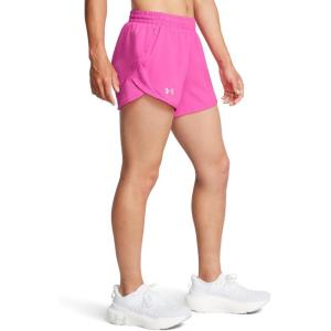 imageUnder Armour Womens Fly by Shorts652 Rebel Pink  Rebel Pink  Reflective