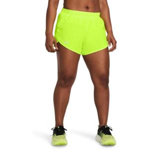 imageUnder Armour Womens Fly by Shorts731 Highvis Yellow  Highvis Yellow  Reflective
