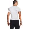 imageUnder Armour Mens Heatgear Tactical Vneck Compression Shortsleeve TshirtWhite 100Clear