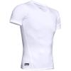 imageUnder Armour Mens Heatgear Tactical Vneck Compression Shortsleeve TshirtWhite 100Clear