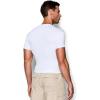 imageUnder Armour Mens Heatgear Tactical Vneck Compression Shortsleeve TshirtWhite White