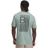 imageUnder Armour Mens New Freedom Flag TShirt348 Silica Green   Black