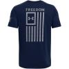 imageUnder Armour Mens New Freedom Flag TShirt408 Academy   Steel