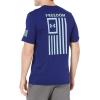 imageUnder Armour Mens New Freedom Flag TShirt468 Sonar Blue   Carolina Blue