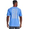 imageUnder Armour Mens New Freedom Flag TShirt475 Carolina Blue   Halo Gray