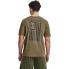imageUnder Armour Mens New Freedom Flag TShirt499 Federal Tan   Jet Gray