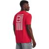 imageUnder Armour Mens New Freedom Flag TShirt600 Red   White