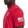 imageUnder Armour Mens New Freedom Flag TShirt600 Red   White