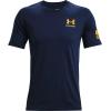 imageUnder Armour Mens New Freedom Flag TShirtAcademy Blue 410Steeltown Gold