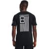 imageUnder Armour Mens New Freedom Flag TShirtBlack 001White
