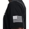 imageUnder Armour Mens New Freedom Flag TShirtBlack 001White