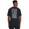 imageUnder Armour Mens New Freedom Flag TShirtBlack 002Steel