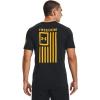 imageUnder Armour Mens New Freedom Flag TShirtBlack 003Steeltown Gold