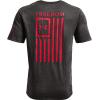 imageUnder Armour Mens New Freedom Flag TShirtCharcoal Medium Heather 019Red