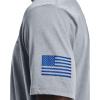 imageUnder Armour Mens New Freedom Flag TShirtSteel Medium Heather 036Royal
