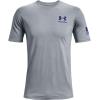 imageUnder Armour Mens New Freedom Flag TShirtSteel Medium Heather 036Royal
