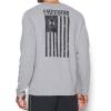 imageUnder Armour Mens Freedom Flag Long Sleeve TShirtTrue Gray Heather 025Black