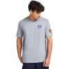 (038) Steel Medium Heather / Red / Royal