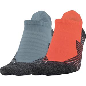 imageUnder Armour Adult Run No Show Tab Socks 2PairsBetaLichen Blue