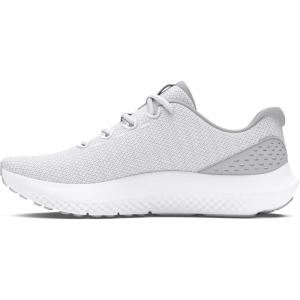 imageUnder Armour Mens Charged Surge 4 Sneaker100 WhiteHalo GrayBlack