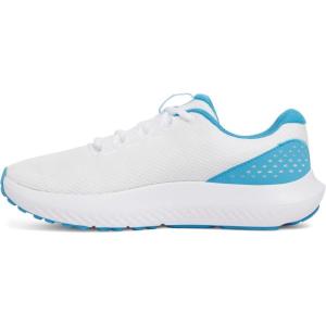 imageUnder Armour Mens Charged Surge 4 Sneaker110 WhiteEther BlueEther Blue