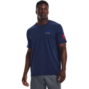 imageUnder Armour Mens New Freedom Flag TShirt411 Academy  Red  Royal
