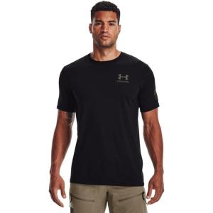 imageUnder Armour Mens New Freedom Flag TShirtBlack 004Marine Od Green