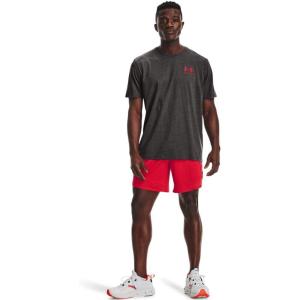 imageUnder Armour Mens New Freedom Flag TShirtCharcoal Medium Heather 019Red