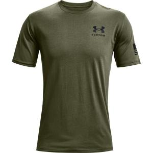 imageUnder Armour Mens New Freedom Flag TShirtMarine Od Green 391Black