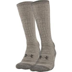 imageUnder Armour Hitch ColdGear Boot Socks 2PairsHighland BuffMaverick Brown
