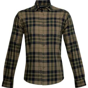 imageUnder Armour Mens Tradesman Flannel 20Bayou 251Marine Od Green