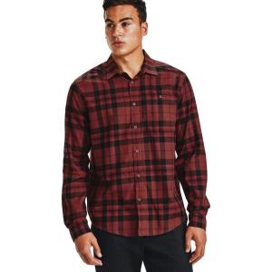 imageUnder Armour Mens Tradesman Flannel 20Cinna Red 688Black
