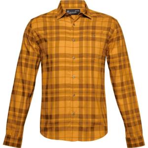 imageUnder Armour Mens Tradesman Flannel 20Golden Yellow 711Yellow Ochre