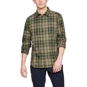imageUnder Armour Mens Tradesman Flannel 20Outpost Green 331Guardian Green
