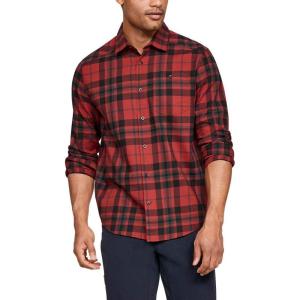 imageUnder Armour Mens Tradesman Flannel 20Stadium Red