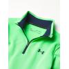 imageUnder Armour Boys Sweater Fleece 12 ZipStadium Green 341Academy Blue