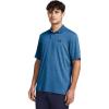 imageUnder Armour Mens Performance 30 Polo406 Photon Blue   Midnight Navy