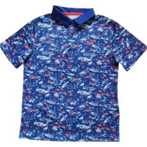 imageUnder Armour Boys Match Play Polo ShirtBauhaus Blue  Print  456