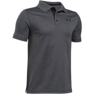 imageUnder Armour Boys Match Play Polo ShirtGray Black Black