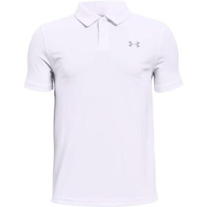 imageUnder Armour Boys Match Play Polo ShirtWhite 100Mod Gray