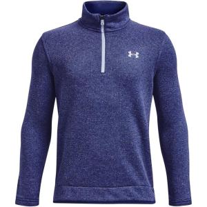 imageUnder Armour Boys Sweater Fleece 12 Zip456 Bauhaus Blue  Bauhaus Blue  Oxford Blue