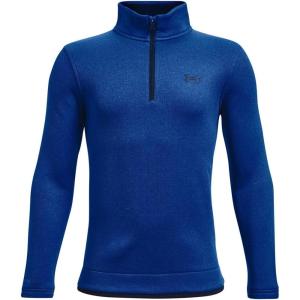 imageUnder Armour Boys Sweater Fleece 12 ZipRoyal 400Academy Blue