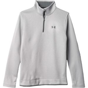 imageUnder Armour Boys Sweater Fleece 12 ZipSteel 035Pitch Gray