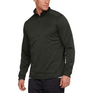 imageUnder Armour Mens Armour Fleece 12 ZipArtillery Green Black