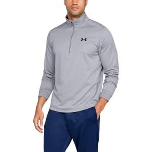 imageUnder Armour Mens Armour Fleece 12 ZipGray Black