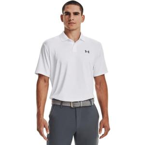 imageUnder Armour Mens Performance 30 Polo100 White   Pitch Gray